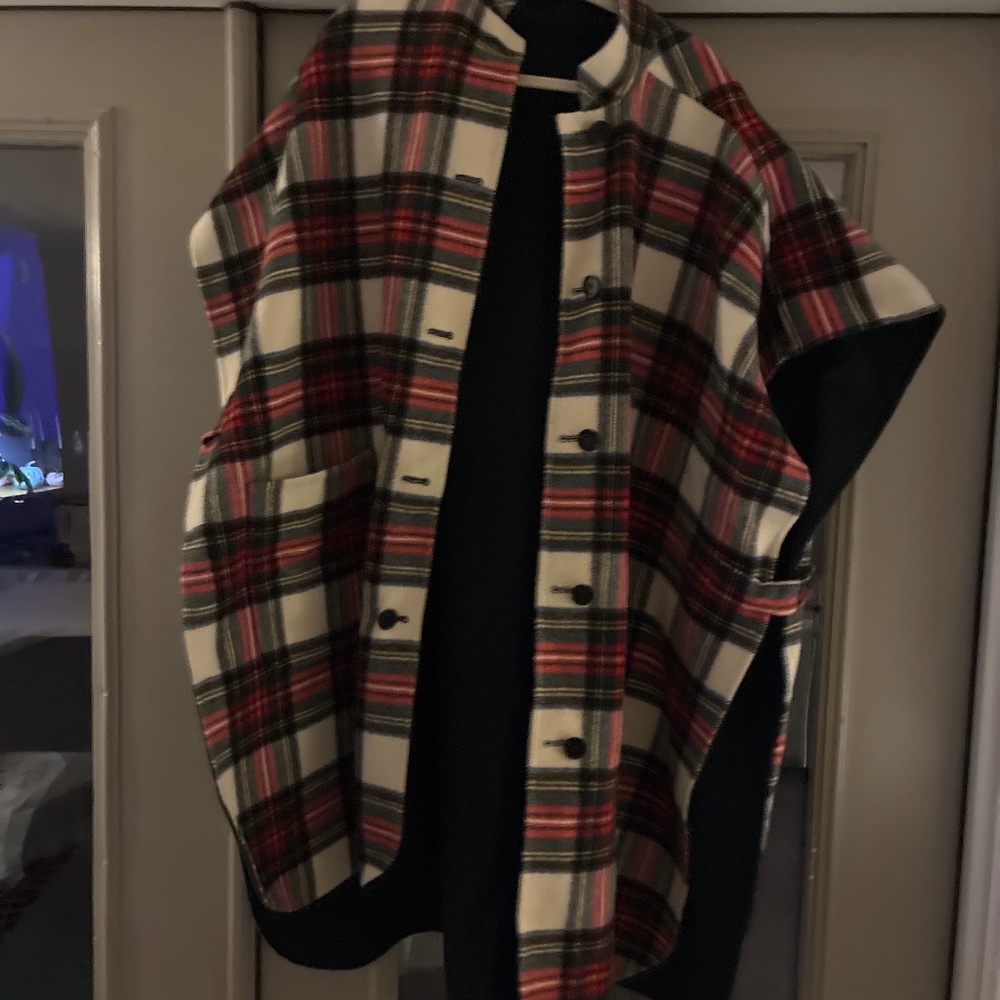 Burberry cape coat